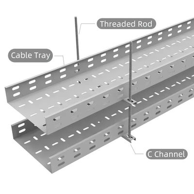 سینی کابل فلزی سوراخ دار نسوز